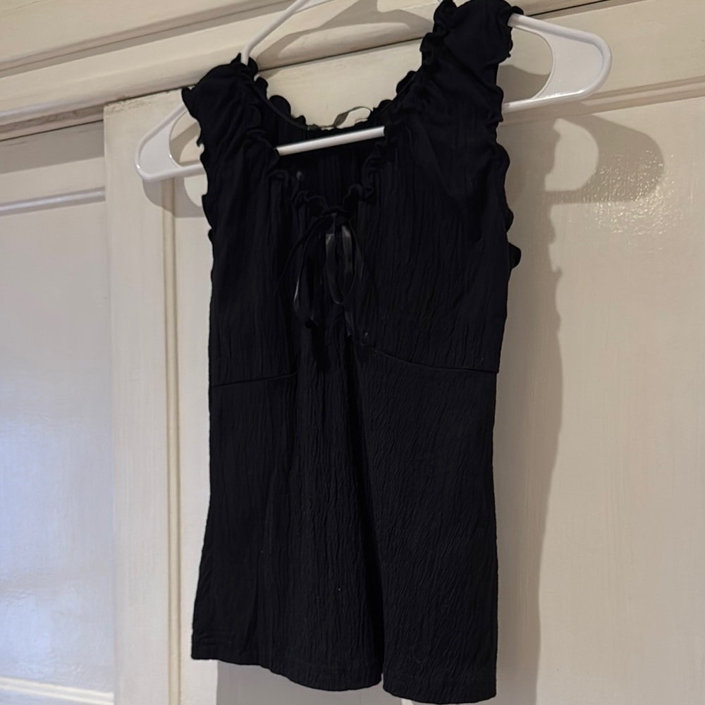 Brandy Melville Black Sleeveless Top